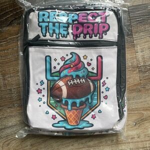 Brand new Football Respect the drip lunchbox